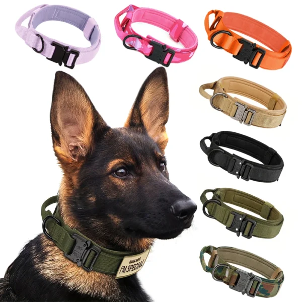 Dog Training Collar Adjustable Tactical Dog Collar