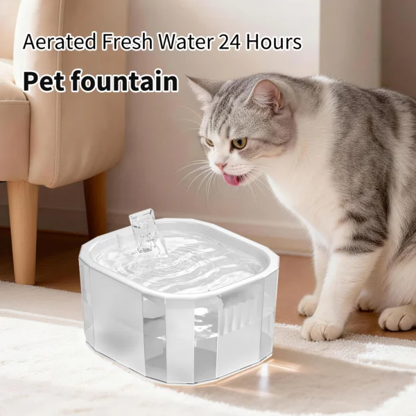 2-in-1 Smart Cat Water Fountain