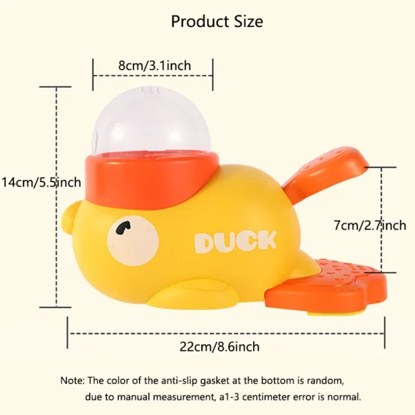 Dog, cat, pet feeder, little yellow duck,