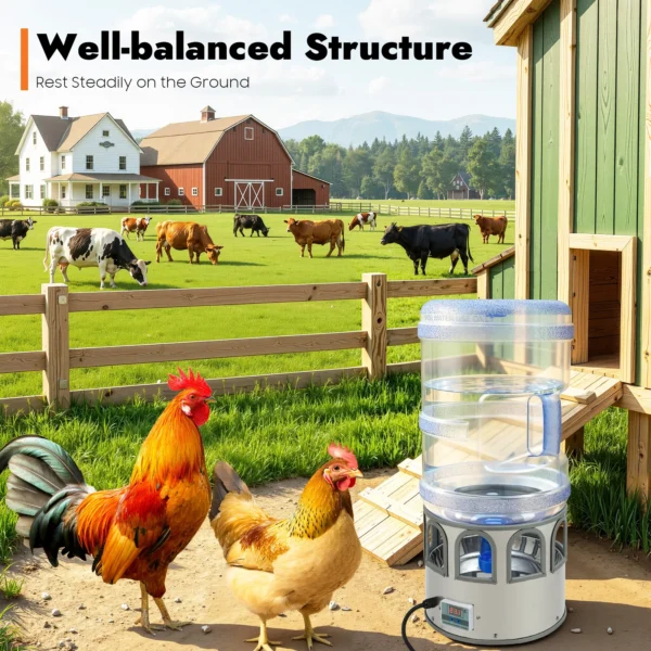 5Gal Chicken Water Heater Winter Use