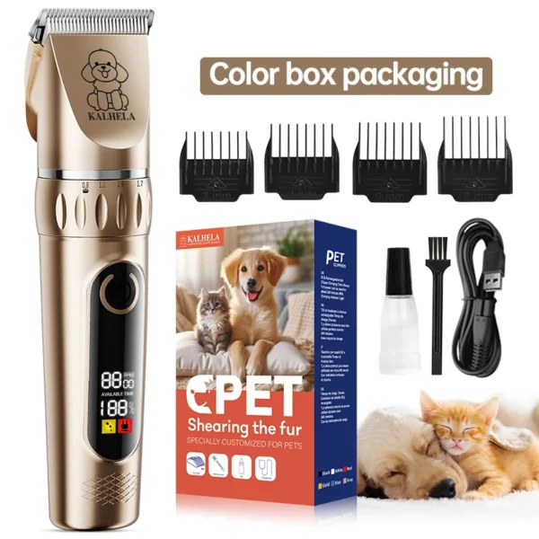 Professional Pet Grooming Kit  Rechargeable