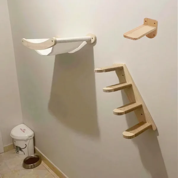 Cat Hammock and Stairway with Sisal Rope
