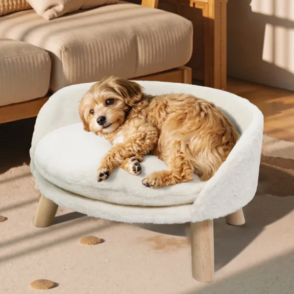 Ultra Soft Elevated Dog Cat Sofa Bed